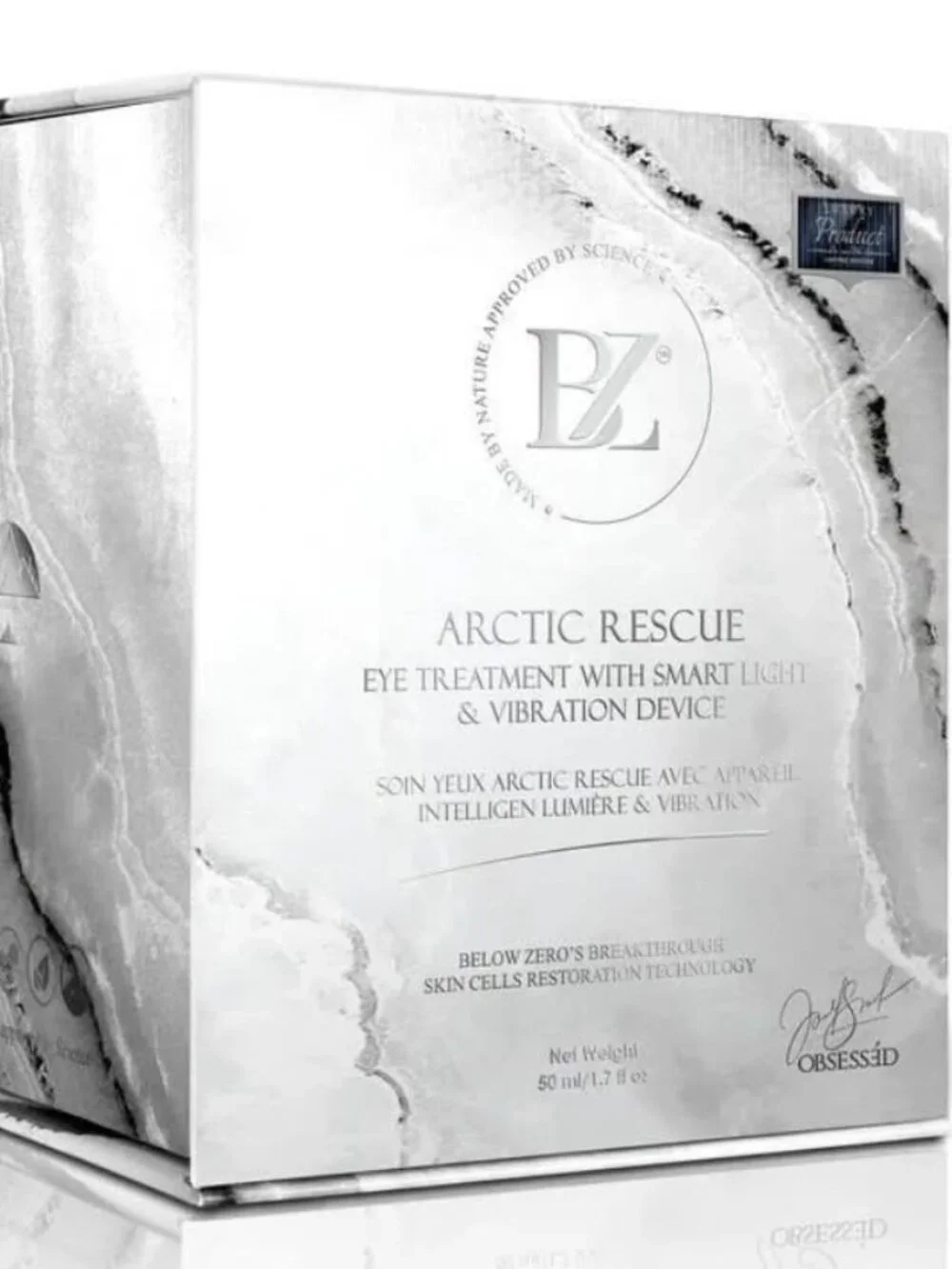 BELOW ZERO SWISS ARCTIC RESCUE EYE TREATMENT WITH SMART LIGHT & VIBRATION DEVICE